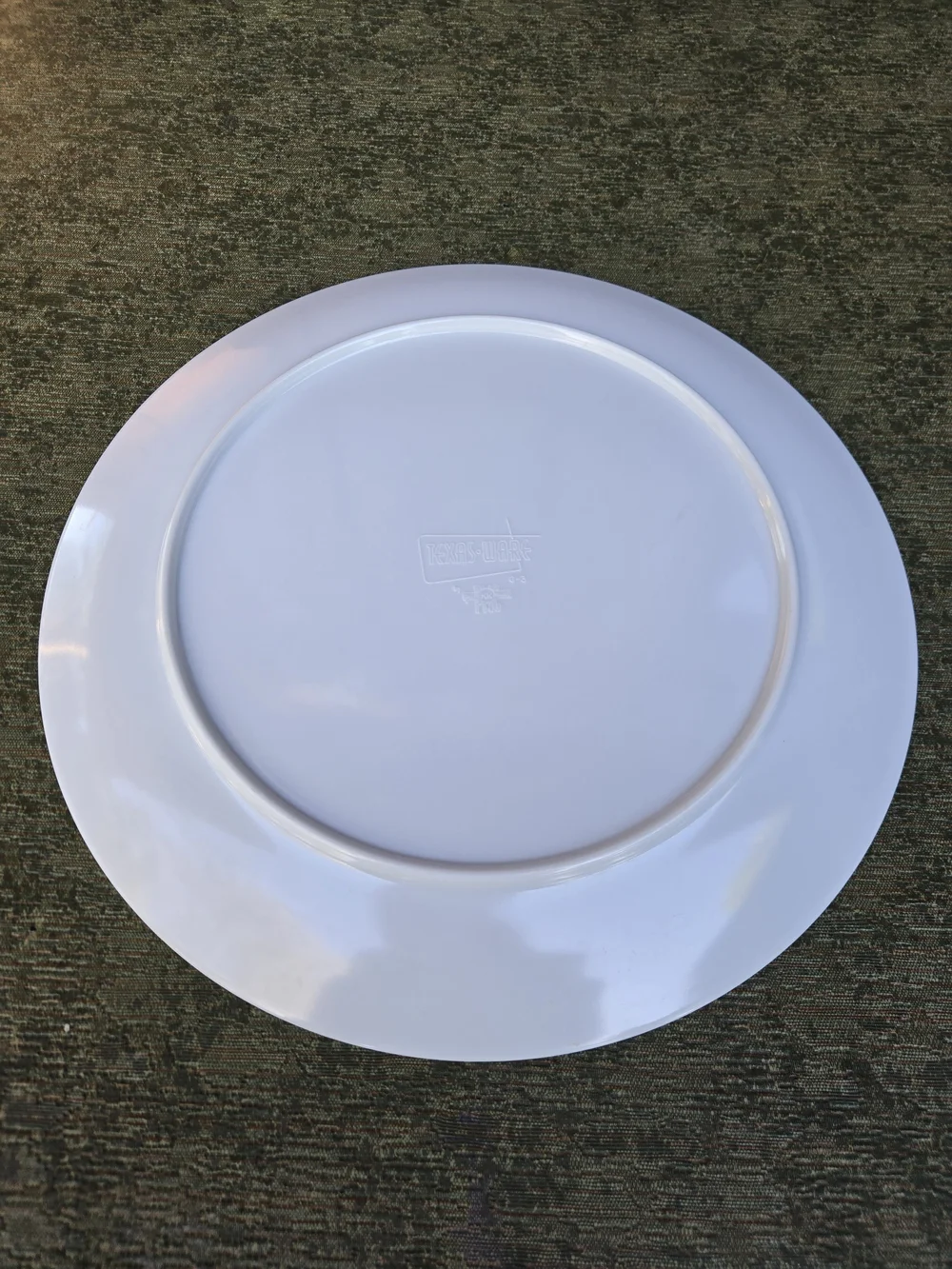 Texas-Ware Vintage Serving Plate With Butter Churn Leaf Design
